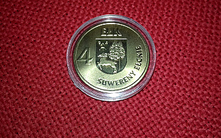 Z okazji 100. rocznicy odzyskania niepodległości Ełk wyemitował okolicznościową monetę